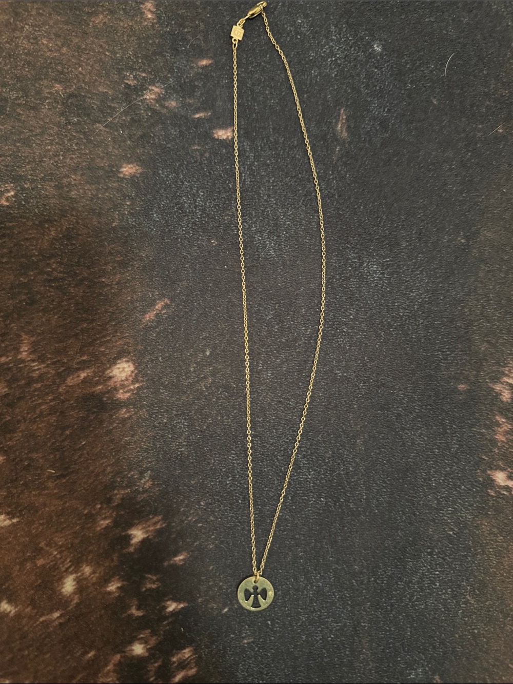 Enewton gold angle necklace